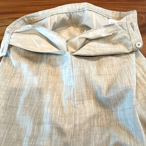 Country Sophisticates EUC by Pendleton Silk Blend Skirt Suit Wheat Color Size 8 - Picture 8 of 14